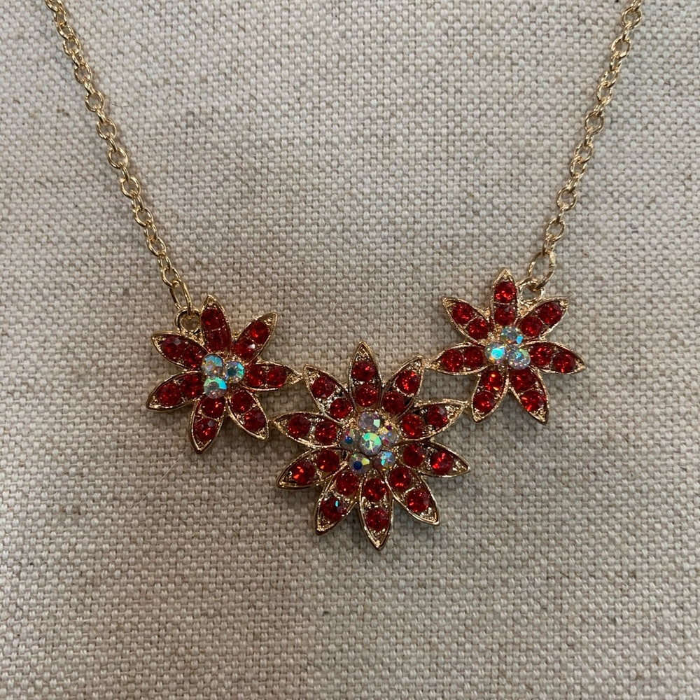 Betsey Johnson Floral Necklace NWT BOGO 50% Off!